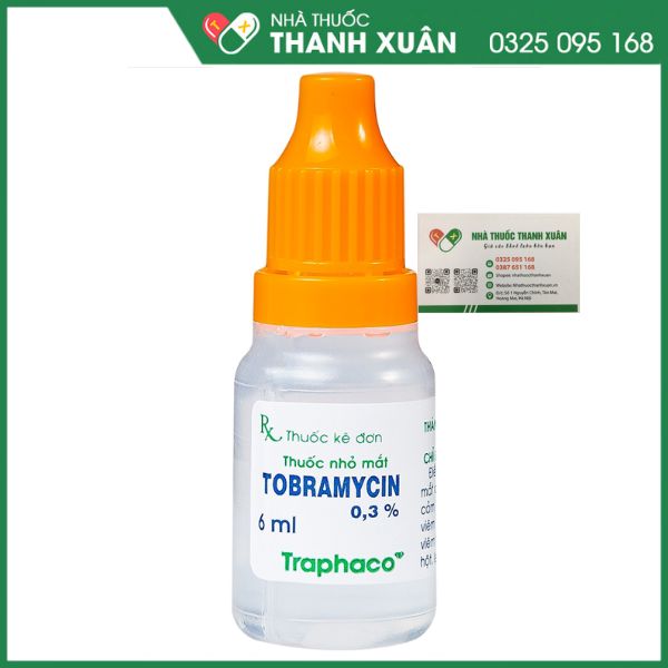 Tobramycin 0,3% - Điều trị các bệnh nhiễm khuẩn mắt